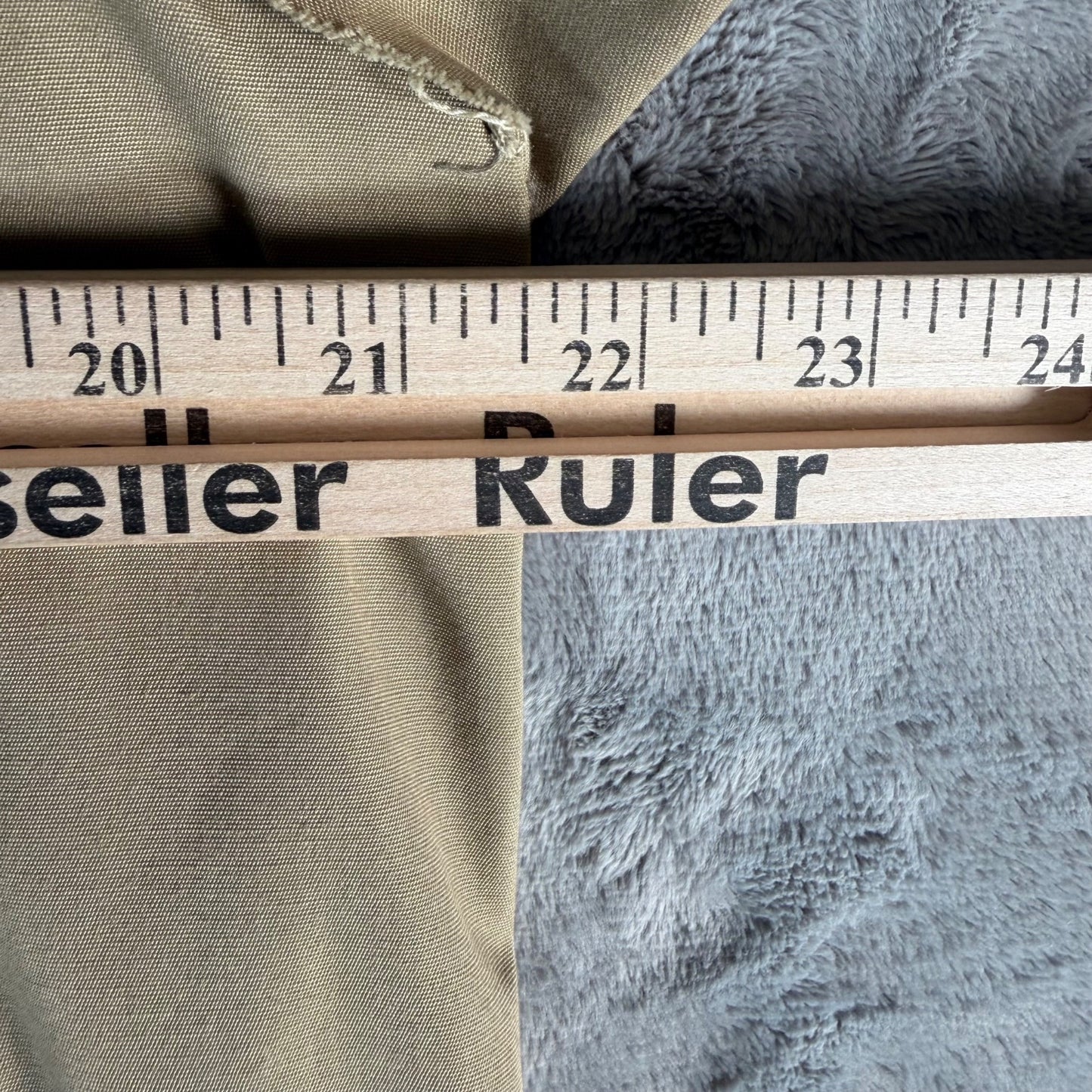 Vintage 1970s Sears Perma-Prest Khaki Fly Front Single-breasted Trench Coat (M)