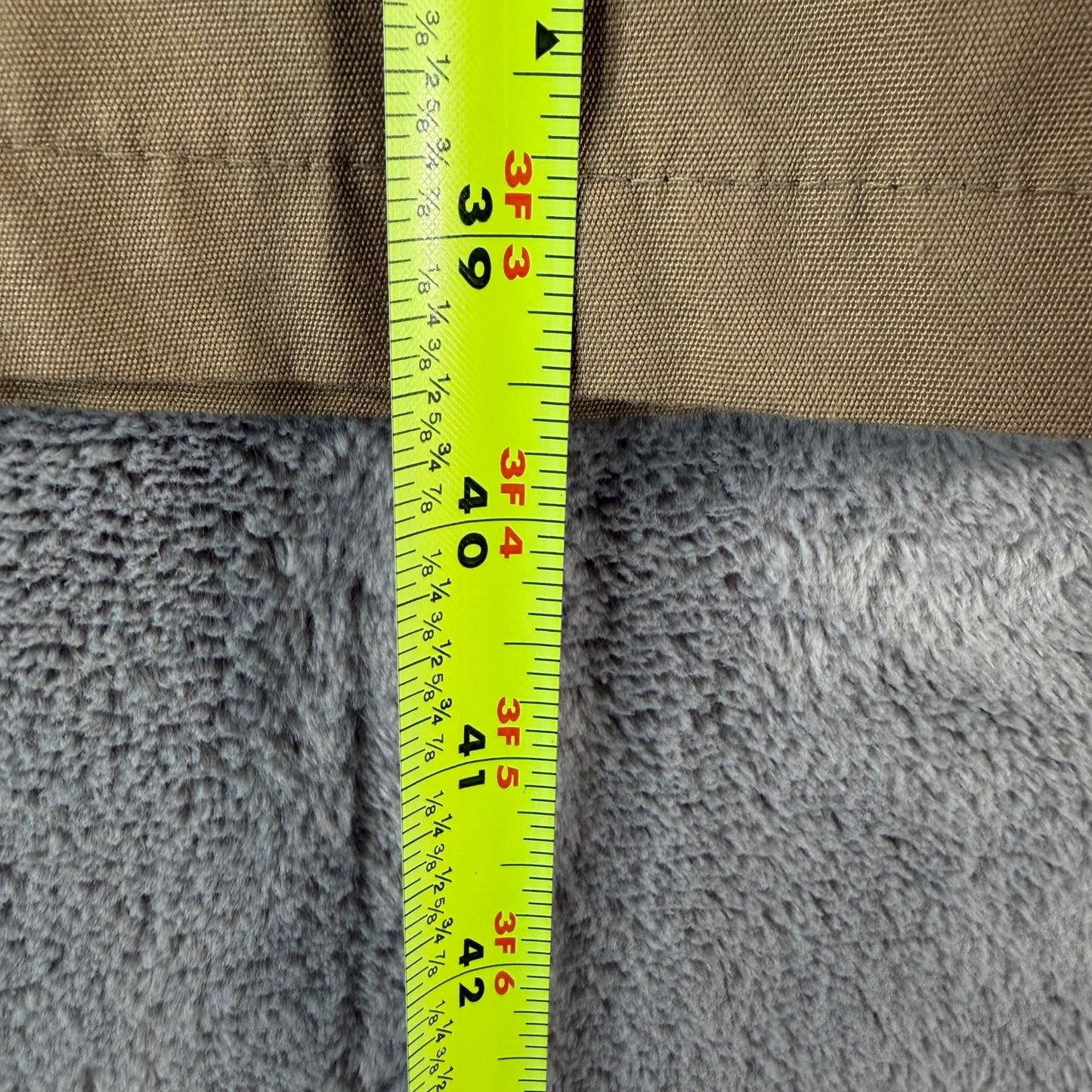 Vintage 1970s Sears Perma-Prest Khaki Fly Front Single-breasted Trench Coat (M)