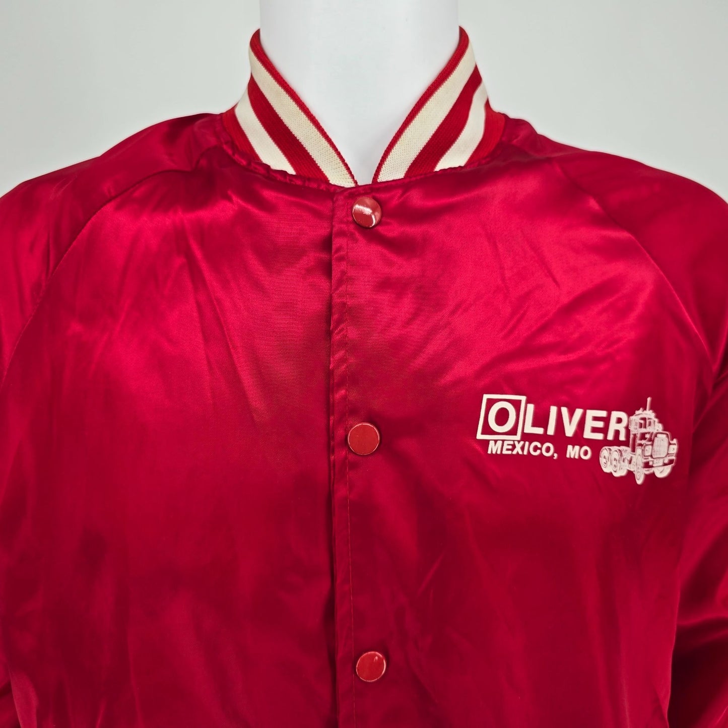 Vintage 1990s Oliver Transportation Mexico, Missouri Bomber Jacket (XL/XXL)