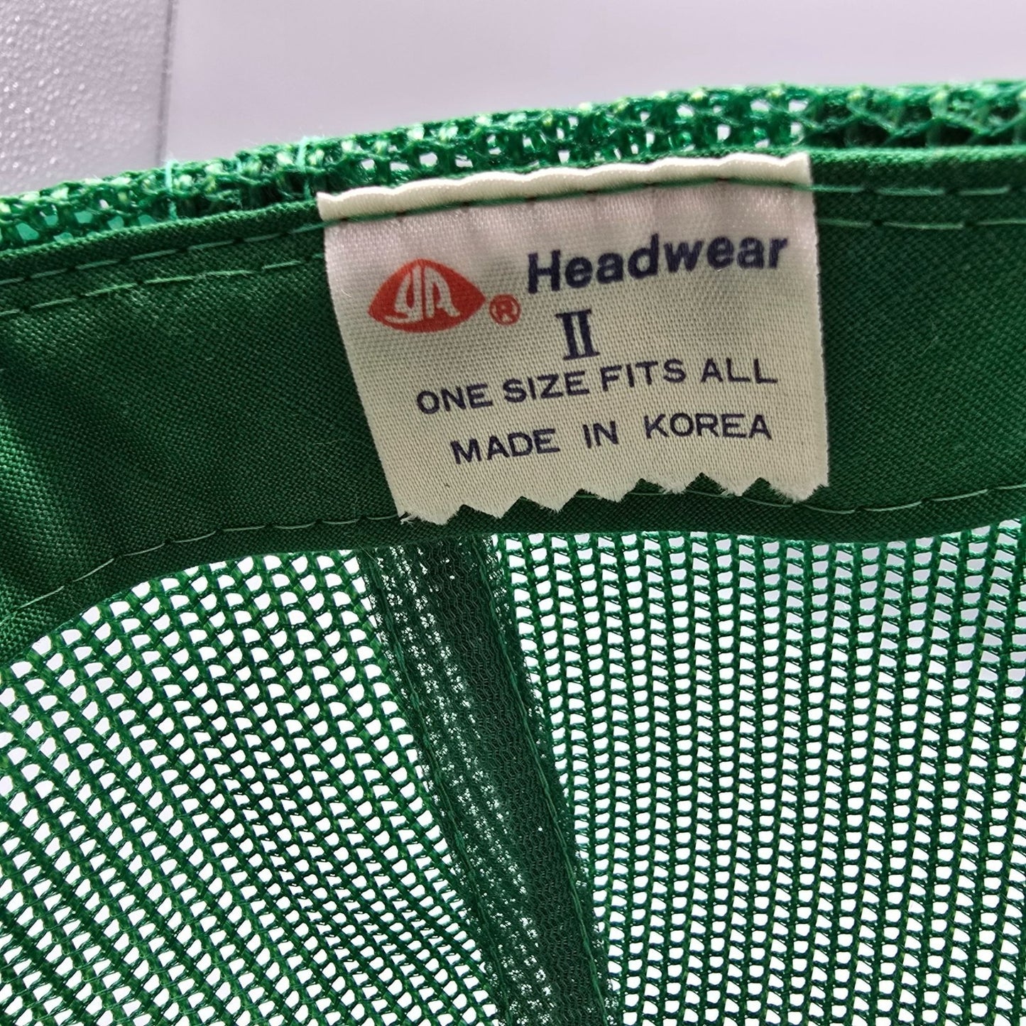 Vintage 1980s Headwear II Green Metabo Tools Snapback Trucker Hat (OSFA)