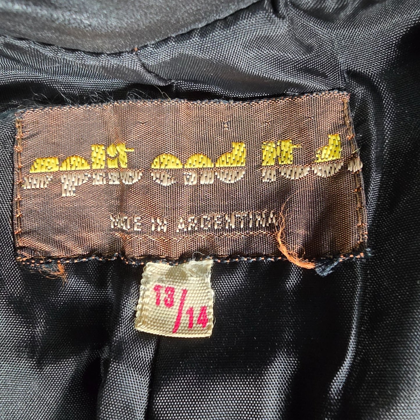 Vintage 1990s Split End Ltd. Single-Breasted Black Leather Trench Coat (M)