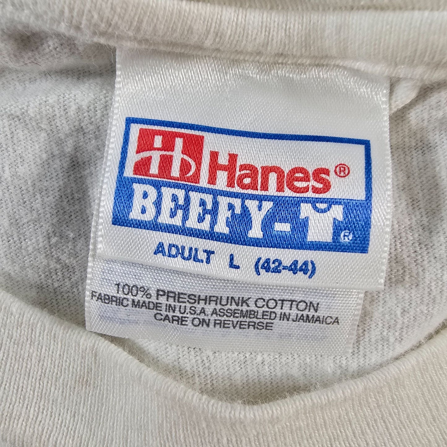 Vintage 1996 Hanes Beey-T Atlanta Olympics Embroidered Logo T-Shirt (L)