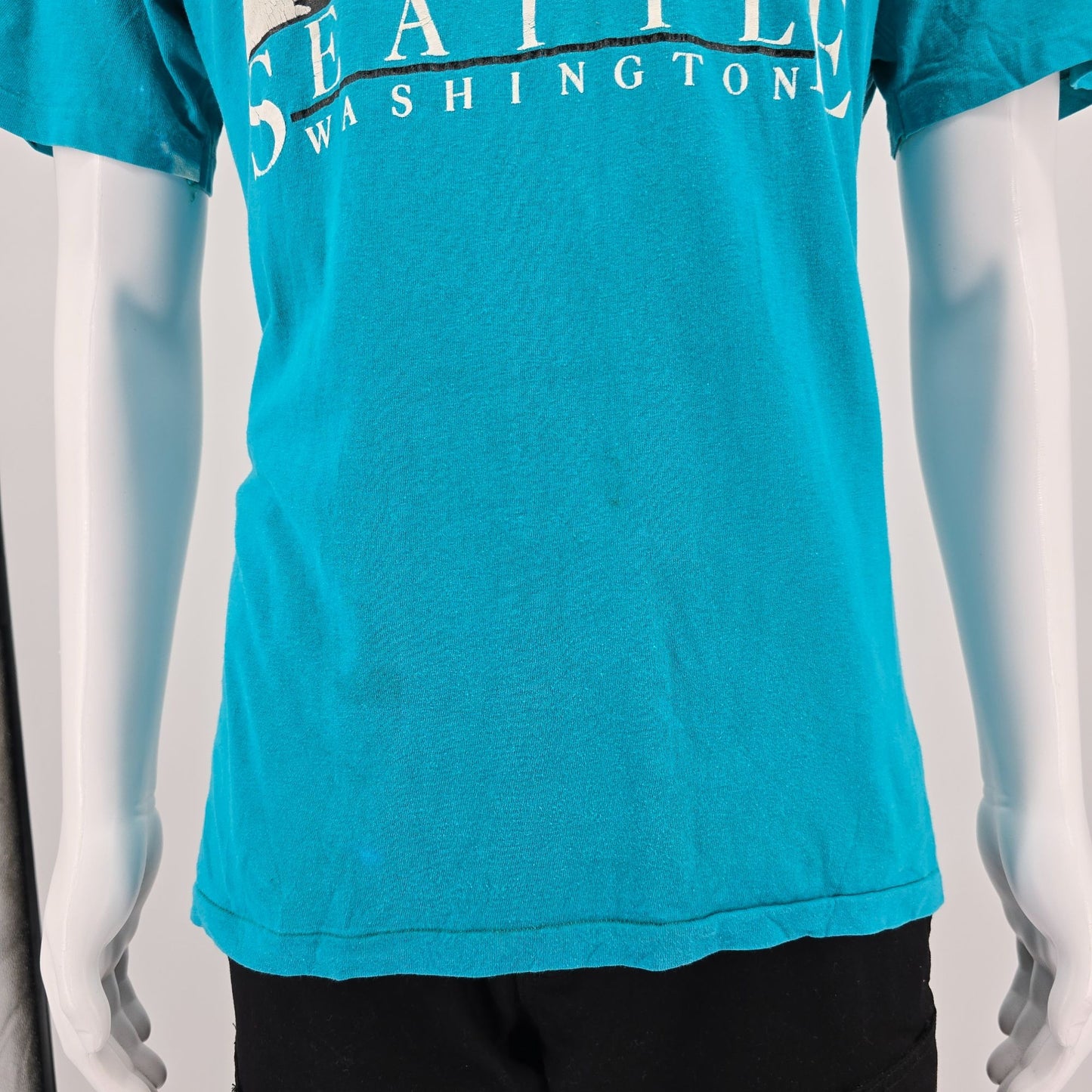 Vintage 1980s Hanes Beefy-T Seattle Washington Souvenir T-Shirt (M/L)