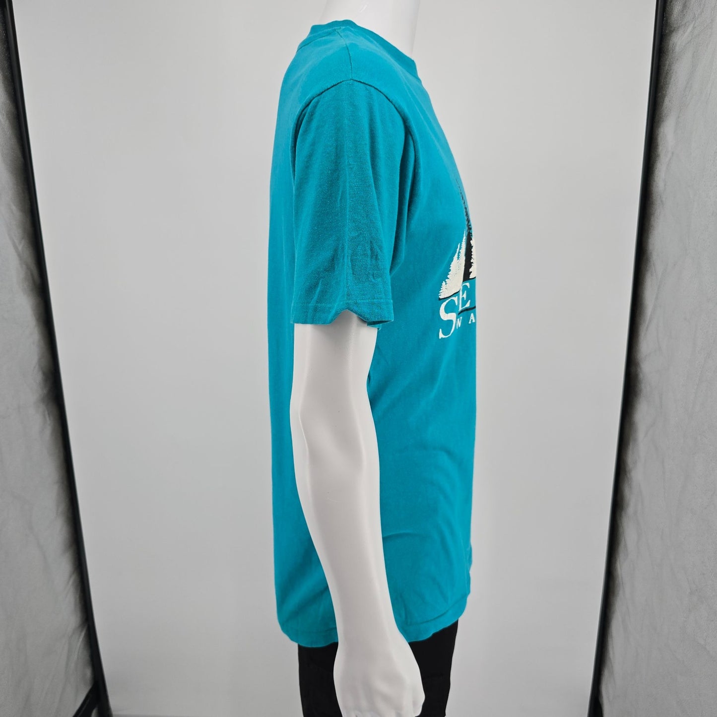Vintage 1980s Hanes Beefy-T Seattle Washington Souvenir T-Shirt (M/L)