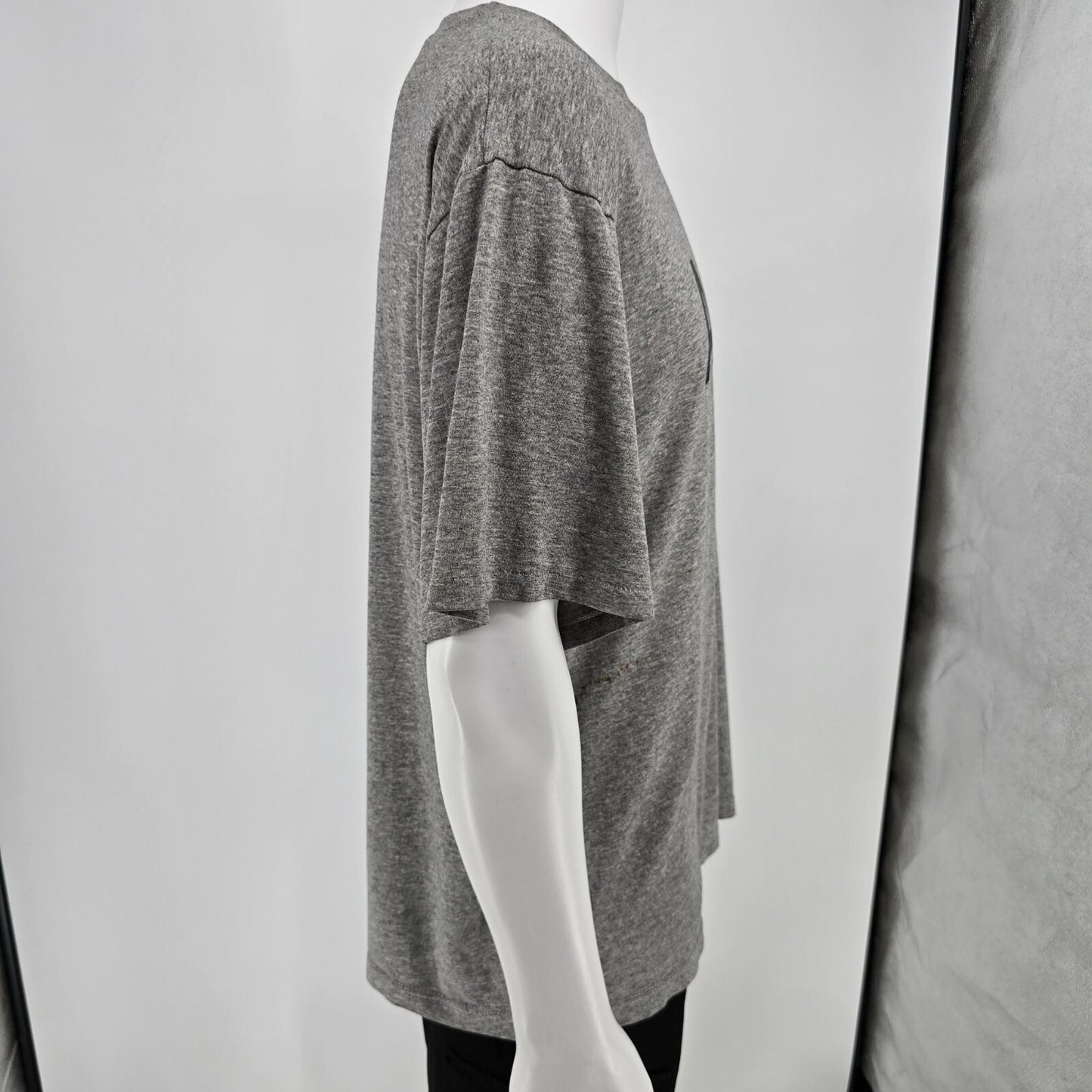 Distressed Vintage 1980s Gray Tri-blend Thin Army Physical Training T-Shirt (XL)