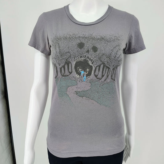 Rare First Edition Threadless Women's "Ad Noctum (Into Darkness)"  T-Shirt (S)