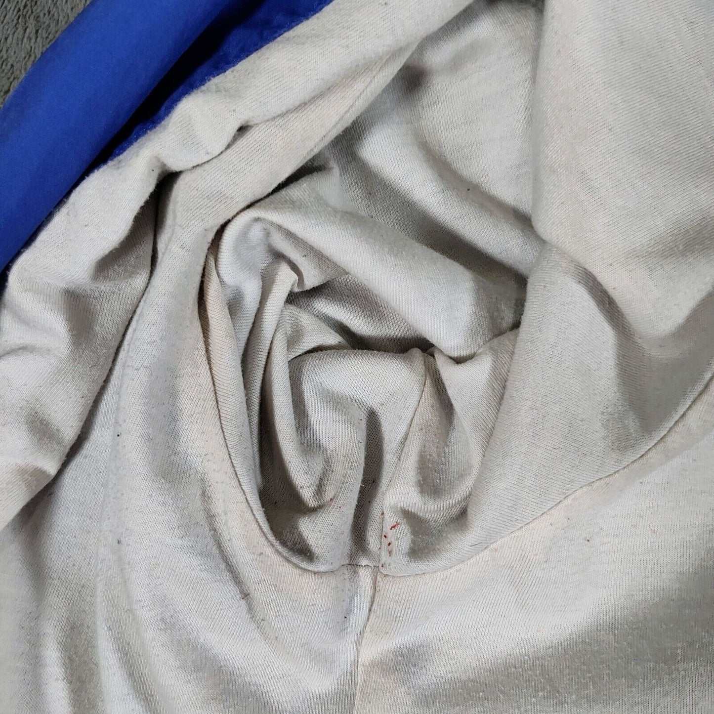 Vintage Adidas Y2K 2003 Womens Blue Hooded Windbreaker Jacket Fair Condition (L)