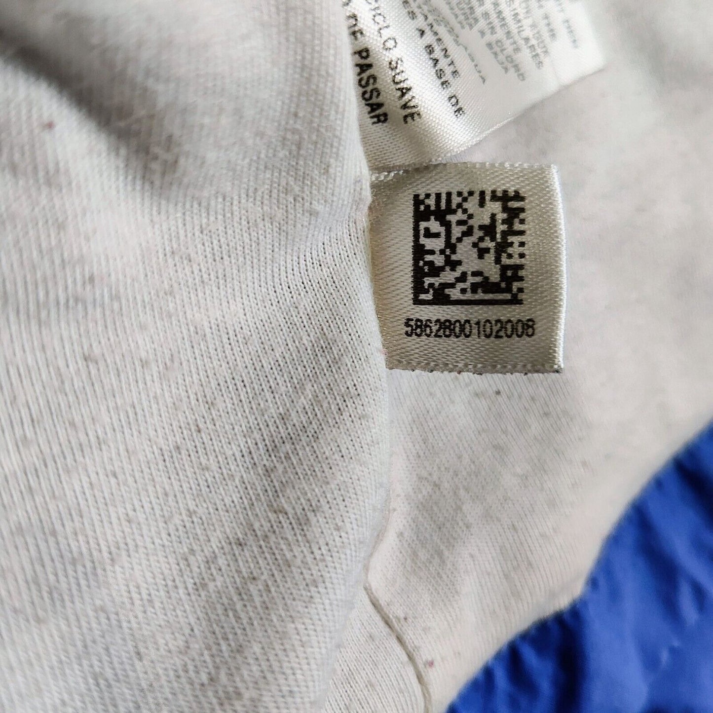 Vintage Adidas Y2K 2003 Womens Blue Hooded Windbreaker Jacket Fair Condition (L)