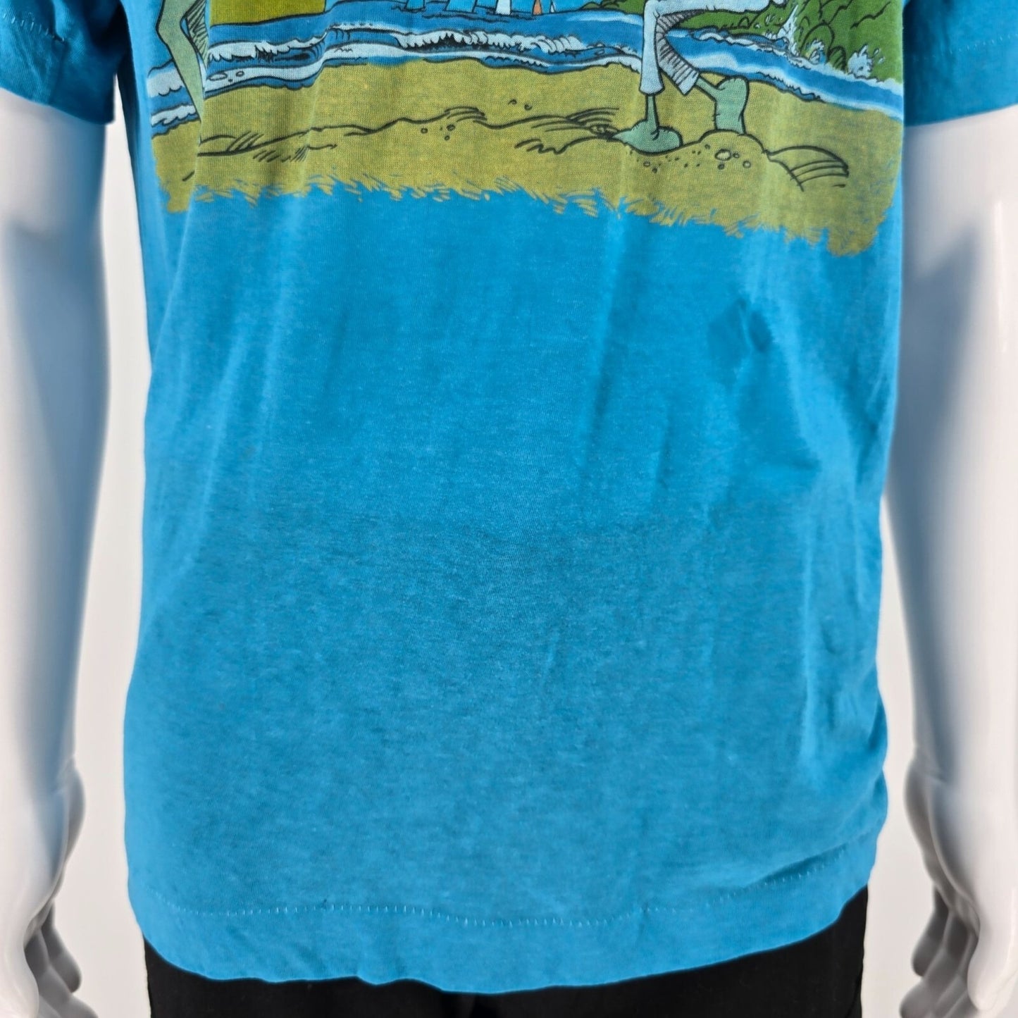 Vintage 1980s San Lucas "The Only Shark in Cabo is On the Beach" Soft T-Shirt -L