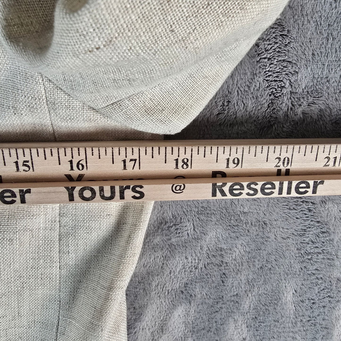 Vintage 1990s Harrington Square Flax-Blend Two Button Blazer Jacket (6 Tall)