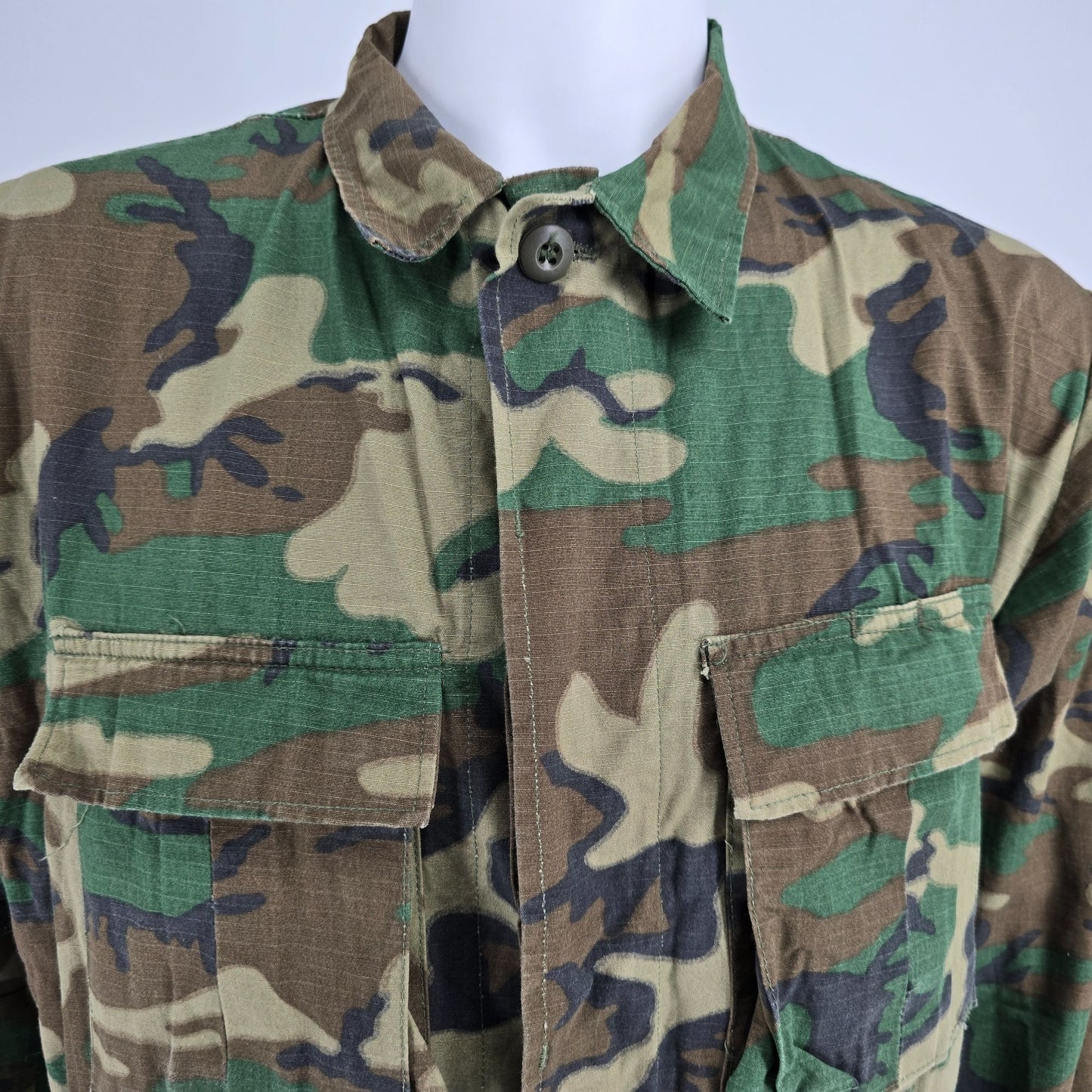 Vintage 1978 USMC ERDL Camouflage RDF Combat Uniform Jacket (Medium-Long)