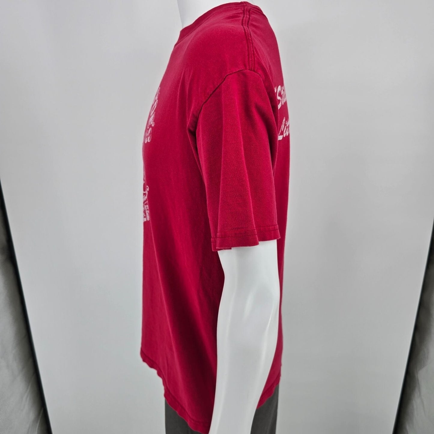 Distressed 2000s Hanes Beefy-T Eskimo Joe's Stillwater, OK T-Shirt (L)