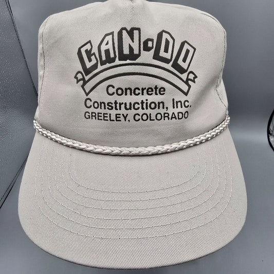Vintage Can-Do Construction Greeley, Colorado Four Seasons Five Panel Hat