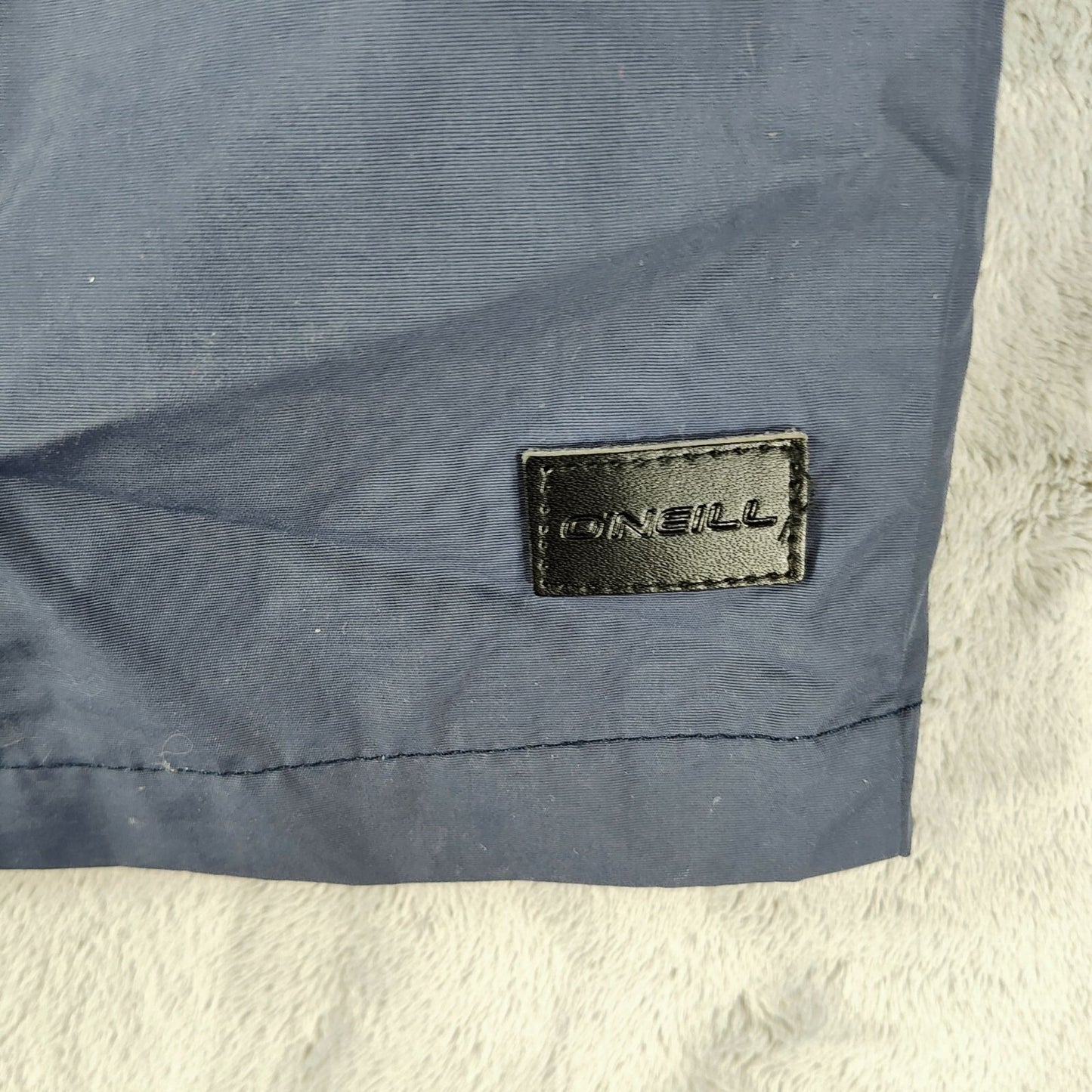 NWT O'Neill Boy's Navy Blue Roster Franchise Nylon Snap Front Jacket (Large)