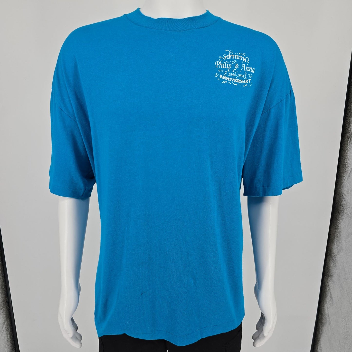 Vintage 1994 Hef-T Philip & Anna 50th Wedding Anniversary T-Shirt (XXXL)