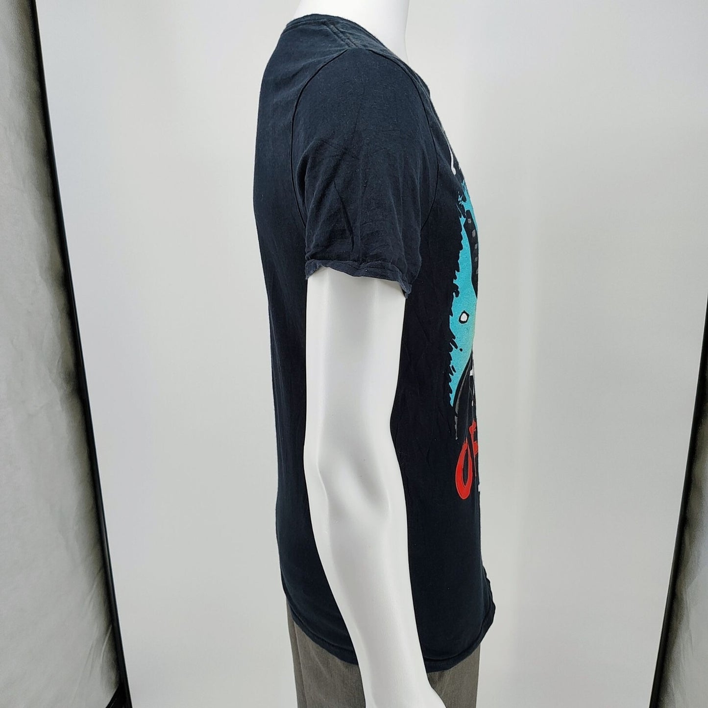 Marvel Deadpool "I'm Sorry Did I Offend You?" Black  Graphic T-Shirt (M) *Flaw*