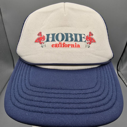 Hobie California Distressed Blue & White Snapback Pacific Headwear Trucker Hat