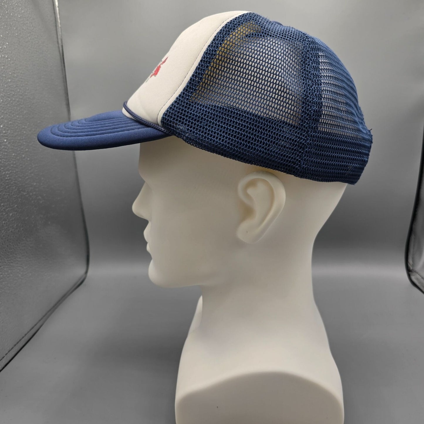 Hobie California Distressed Blue & White Snapback Pacific Headwear Trucker Hat