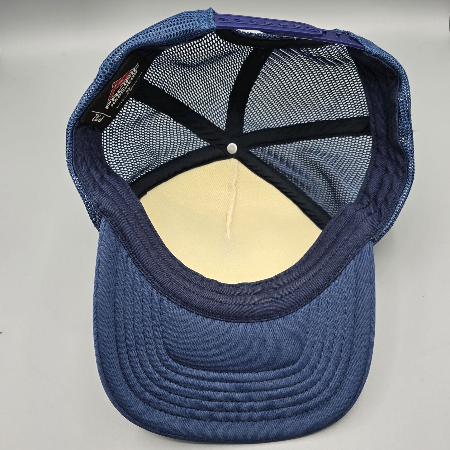 Hobie California Distressed Blue & White Snapback Pacific Headwear Trucker Hat