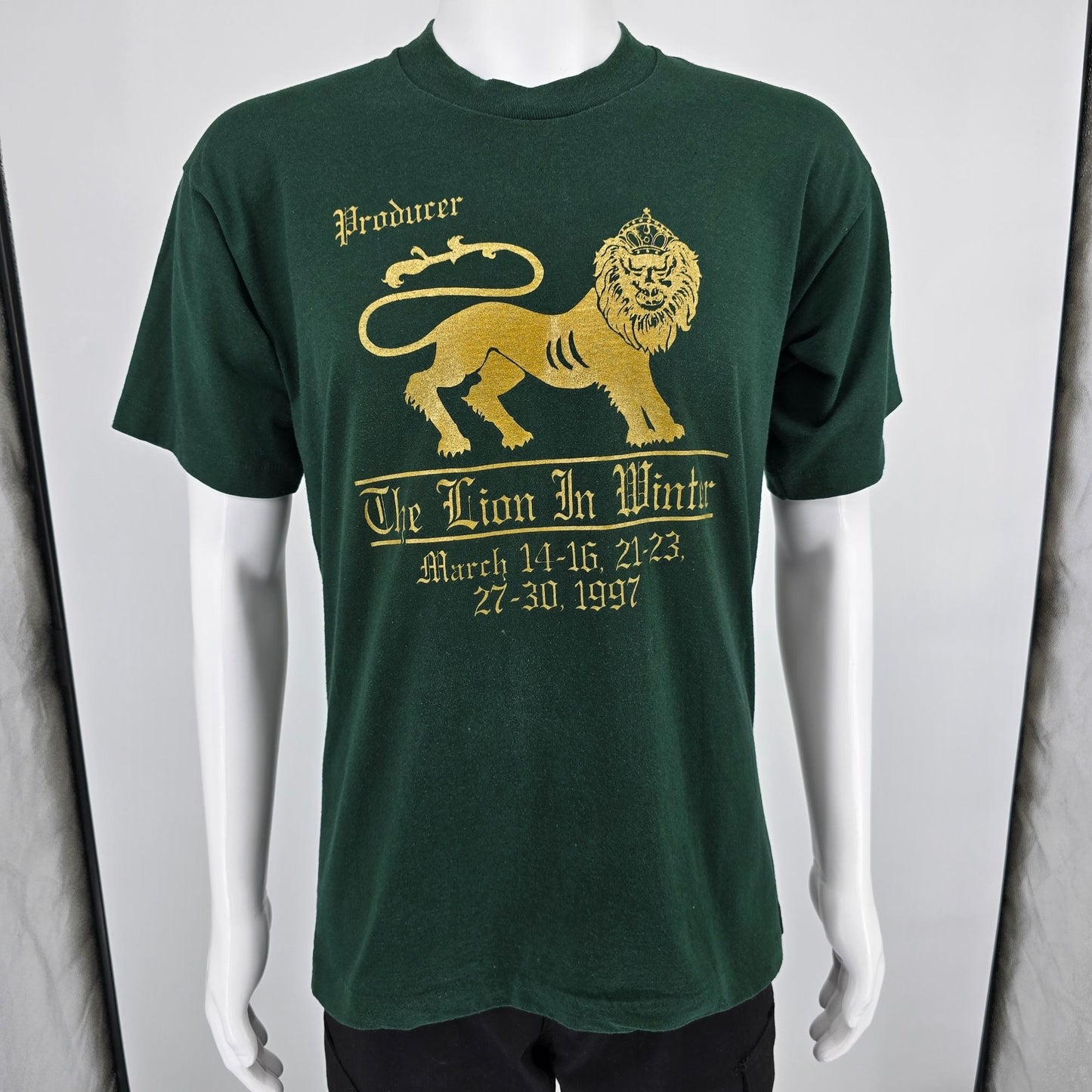 Vintage 1997 The Lion in Winter Island Players St. Simons Island T-Shirt (L)