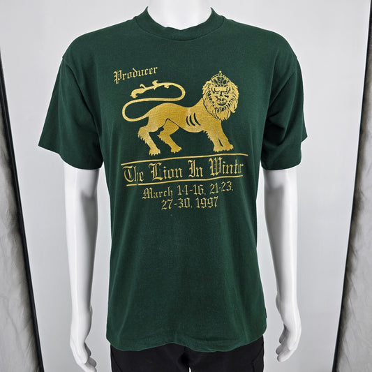 Vintage 1997 The Lion in Winter Island Players St. Simons Island T-Shirt (L)