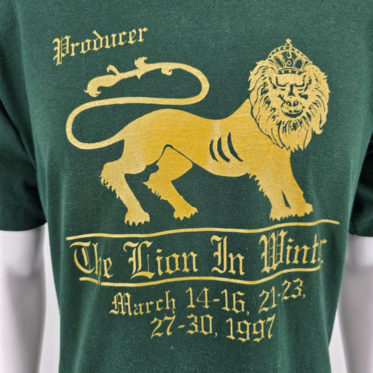 Vintage 1997 The Lion in Winter Island Players St. Simons Island T-Shirt (L)