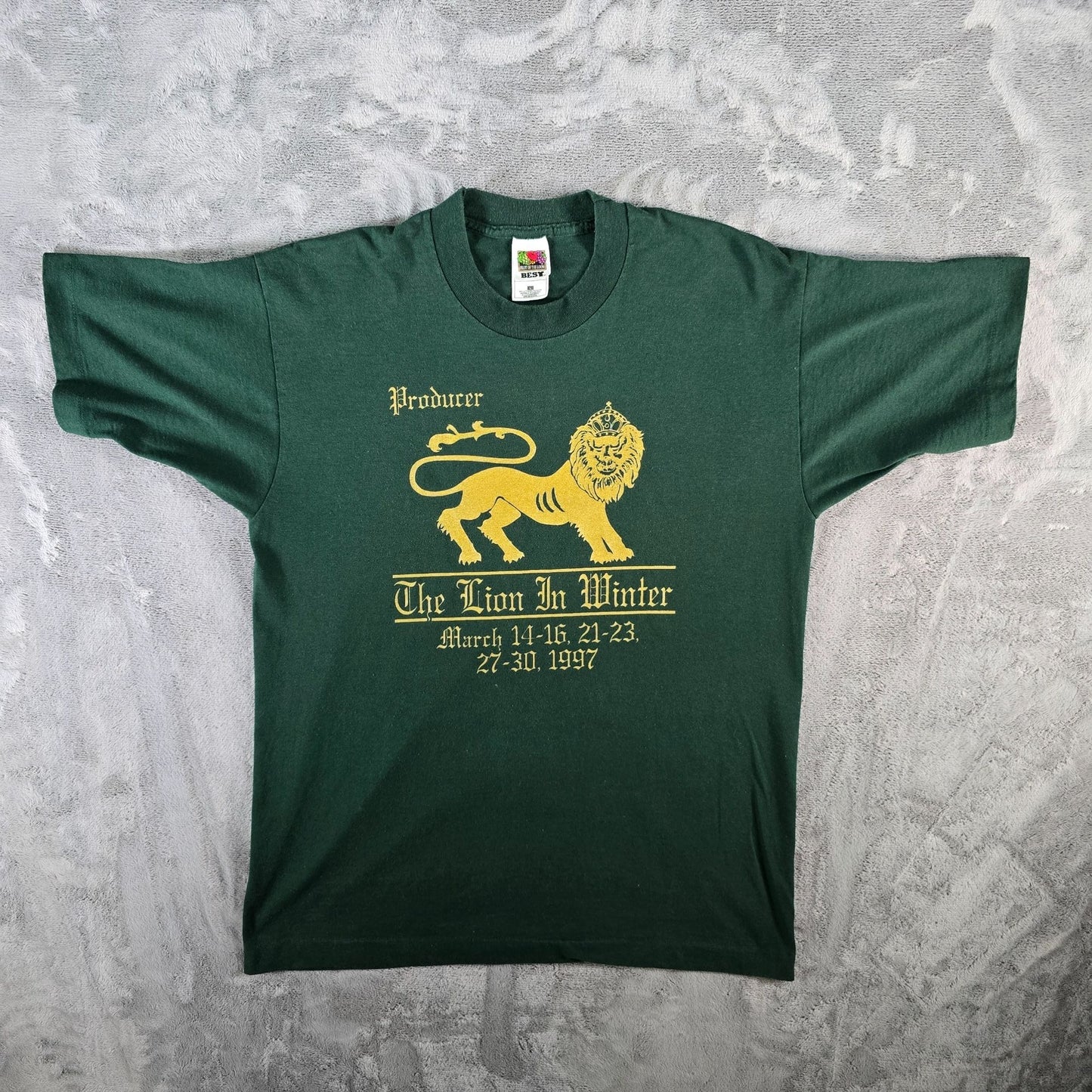 Vintage 1997 The Lion in Winter Island Players St. Simons Island T-Shirt (L)