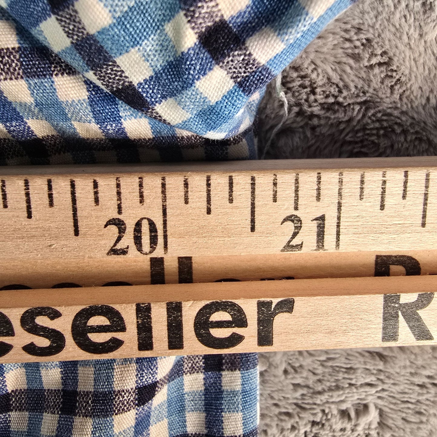 Vintage 1960s Unbranded Women's Single-breasted Blue Check Plaid Car Coat (M/L)