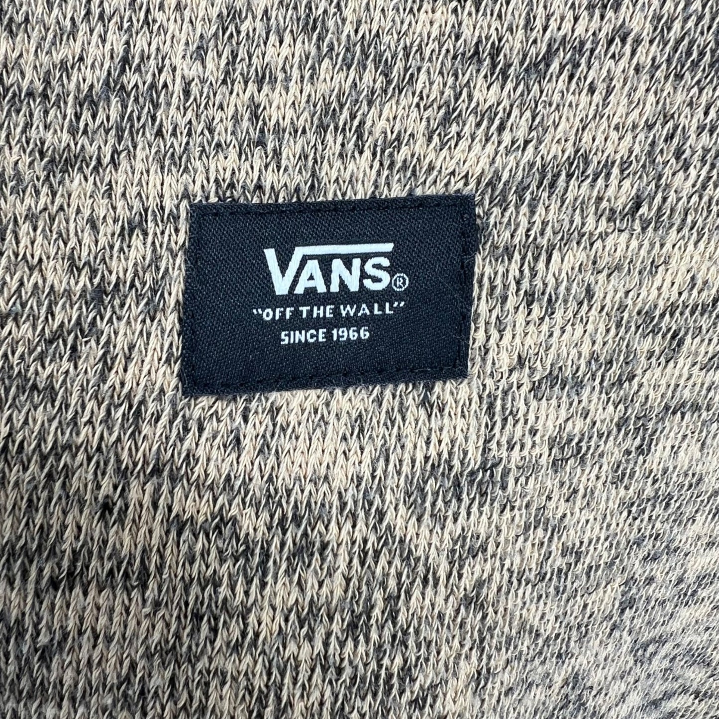 VANS Men's Flurry Half Zip Taupe Pullover Hoodie Fleece Sweater (Medium)