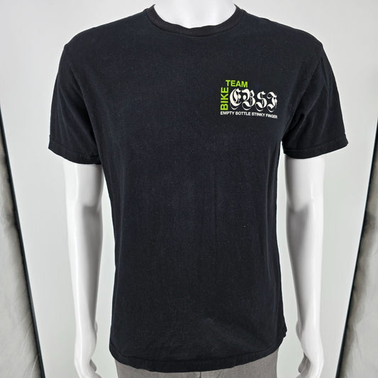 Next Level Apparel Empty Bottle Stinky Finger Bike Team EBSF T-Shirt Black (M)