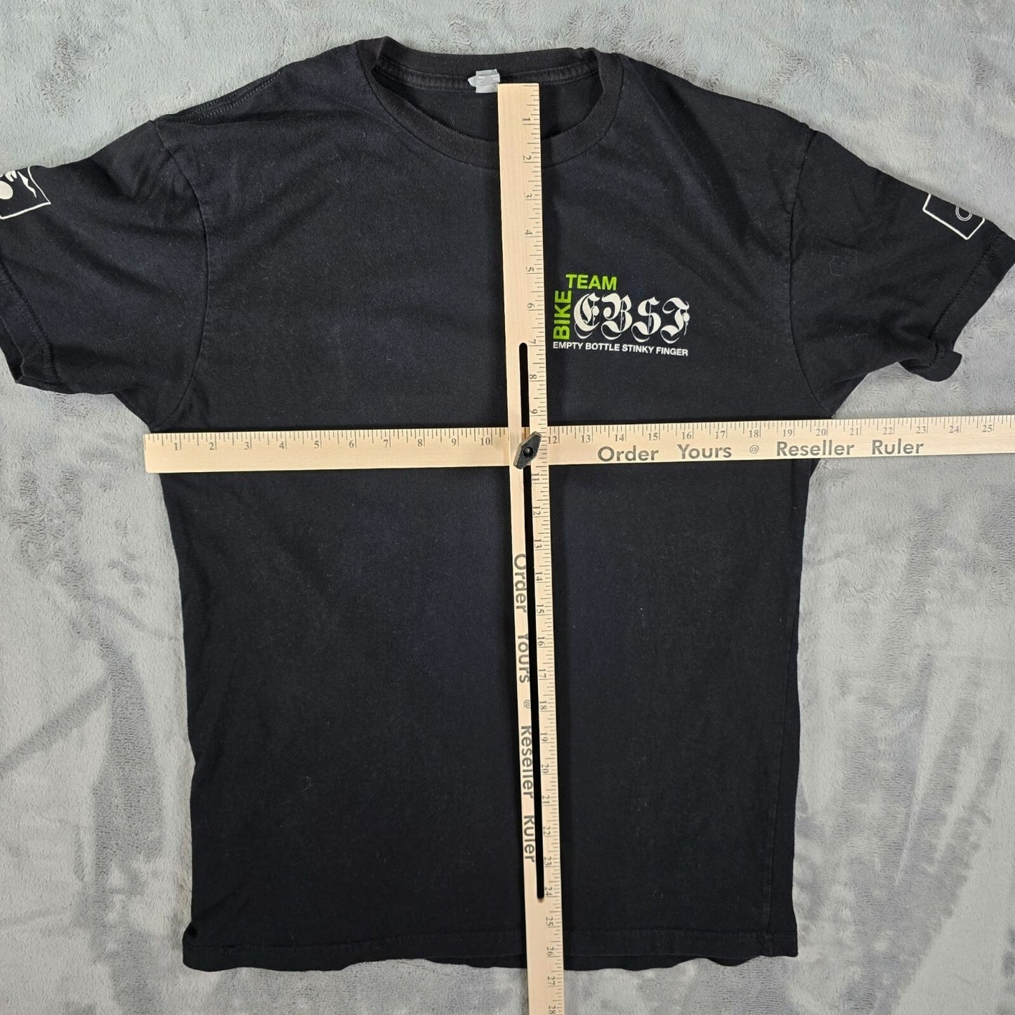Next Level Apparel Empty Bottle Stinky Finger Bike Team EBSF T-Shirt Black (M)