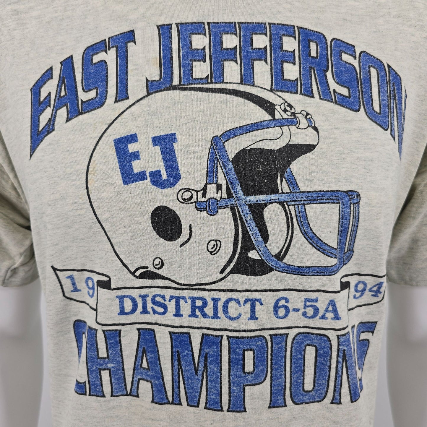 Vintage 1994 East Jefferson High School Football District Champions T-Shirt (L)