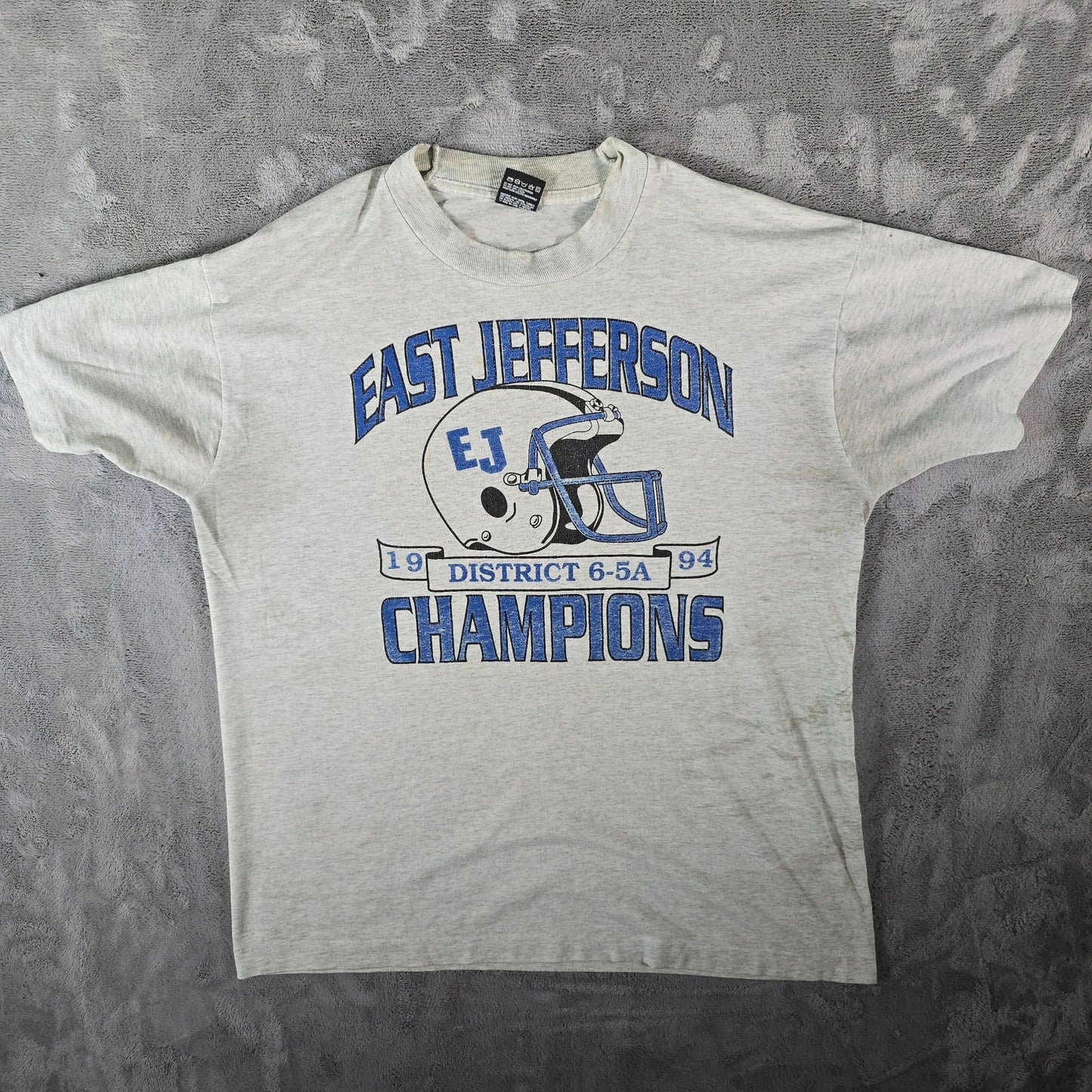Vintage 1994 East Jefferson High School Football District Champions T-Shirt (L)