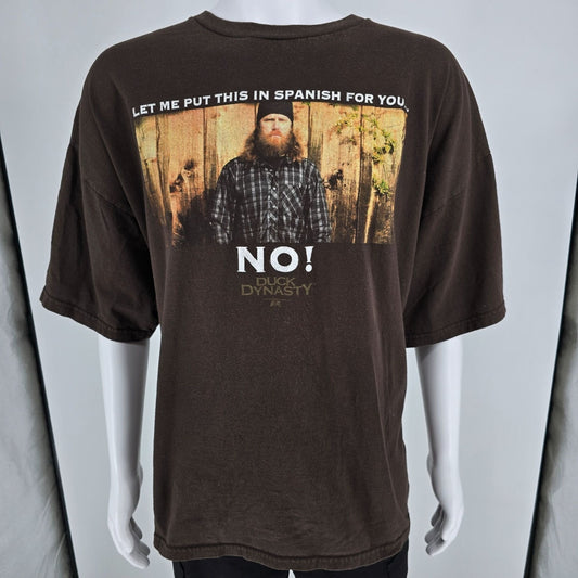 2010s Gildan Duck Dynasty A&E "Let Me Put This in Spanish for You" T-Shirt (3XL)
