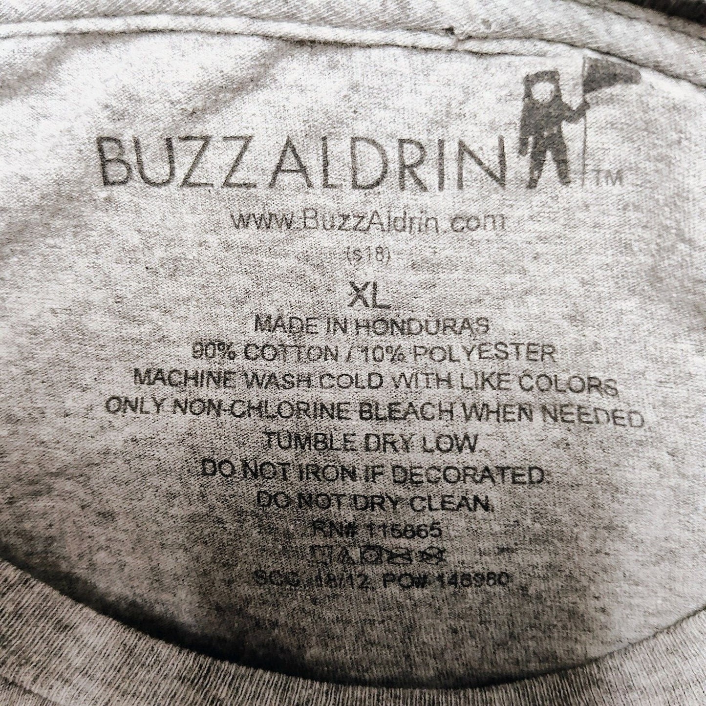 Buzz Aldrin Brand NASA Graphic T-Shirt (Boys XL)