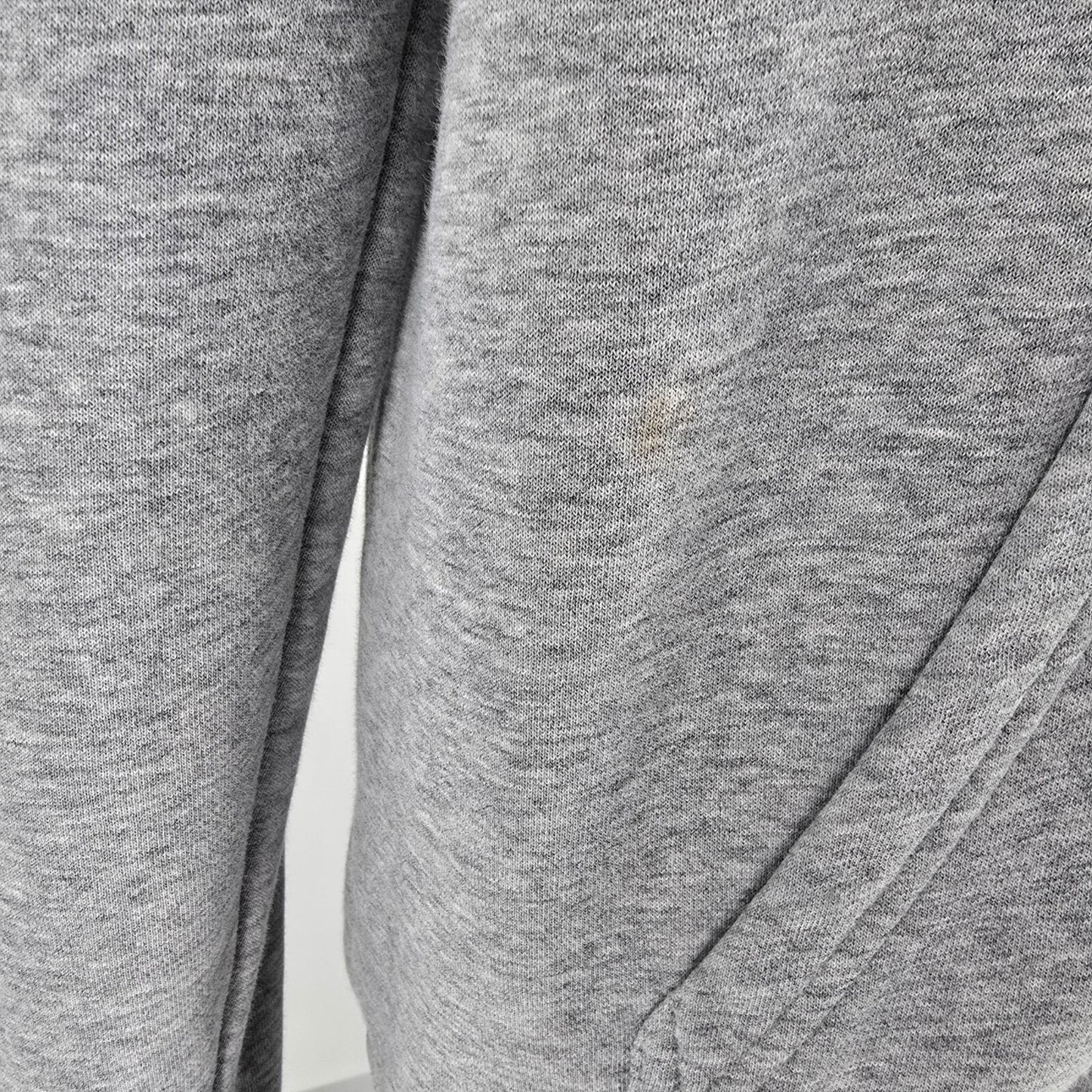 2010s DC Shoes Sherpa-Lined Gray Heather Full-Zip Skate Sweatshirt Hoodie (M)