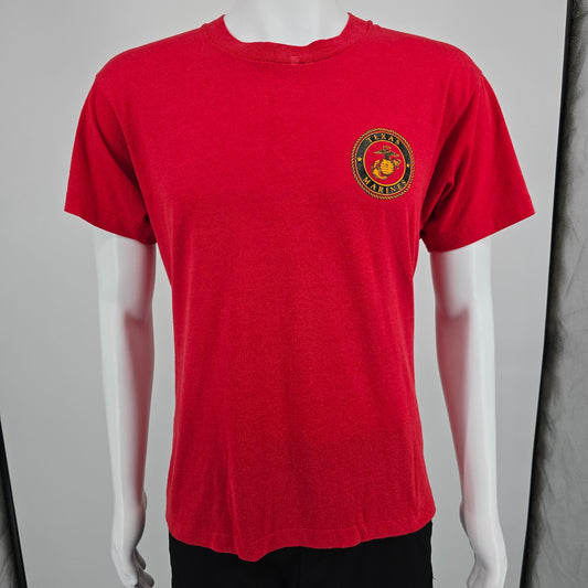 Vintage 1980s Screen Stars Texas Marines "The Few the Proud" T-Shirt (M/L)