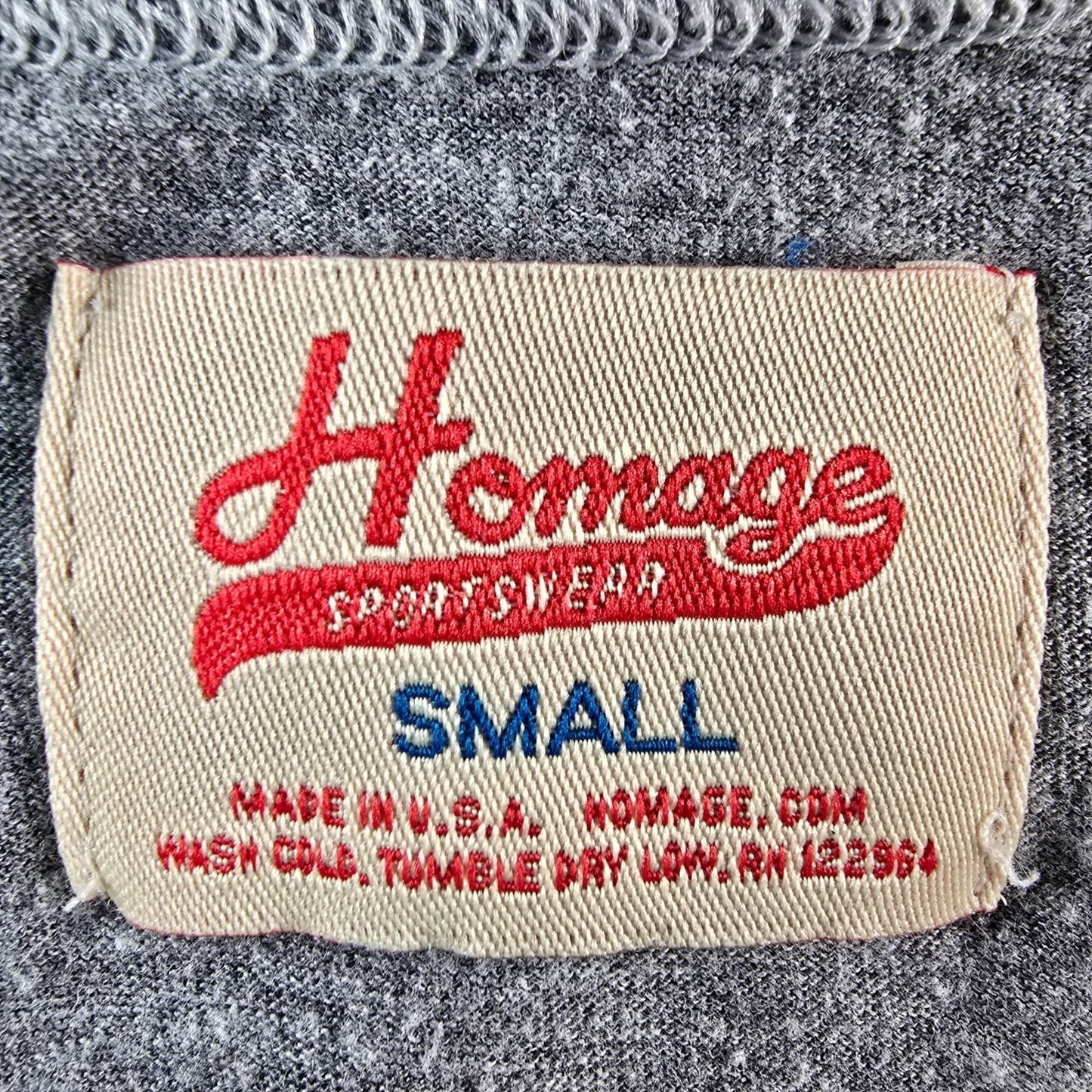 2010s Homage Made in USA Ohio State Retro-Style Gray Tri Blend Tank Top (XS)