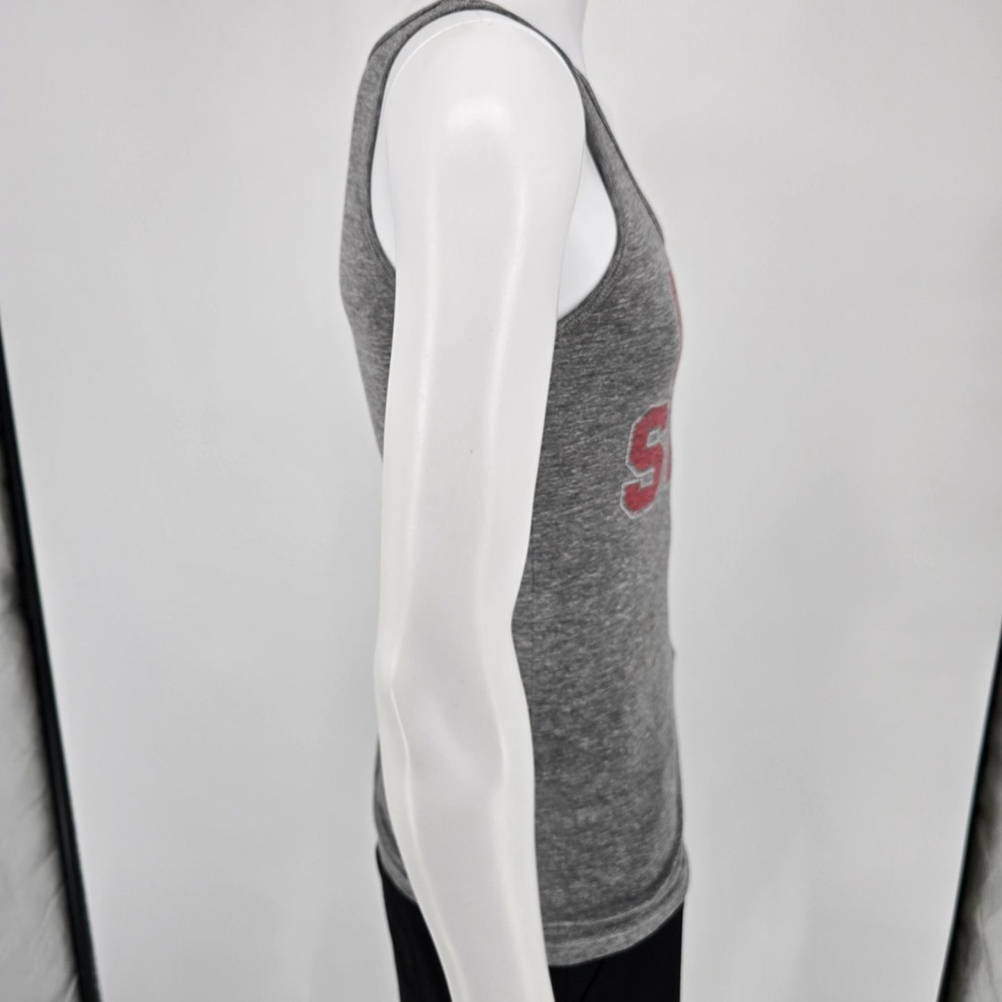 2010s Homage Made in USA Ohio State Retro-Style Gray Tri Blend Tank Top (XS)