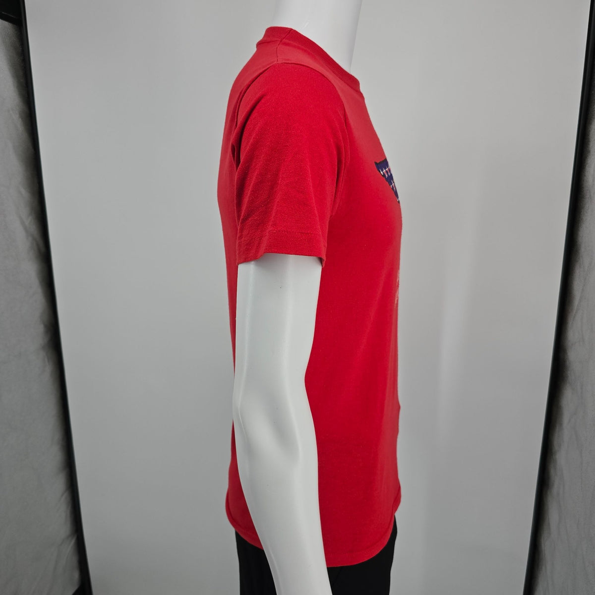 Vintage 1980s Jerzees Anglo American Auto Auctions Mascot/Logo Promo T-Shirt (S)
