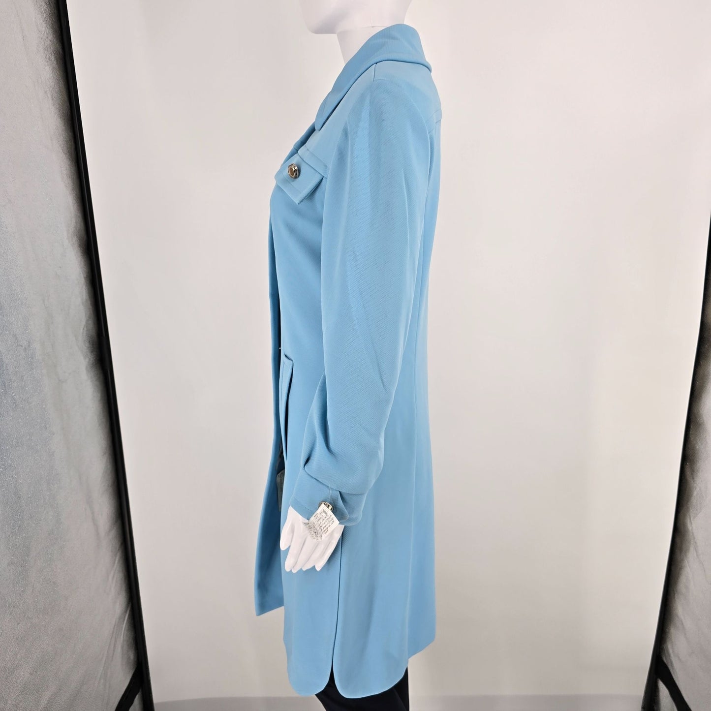 Vintage 1970s Voyager West by Youthcraft Custom-Ette A-Line Mod Dress Coat (S)