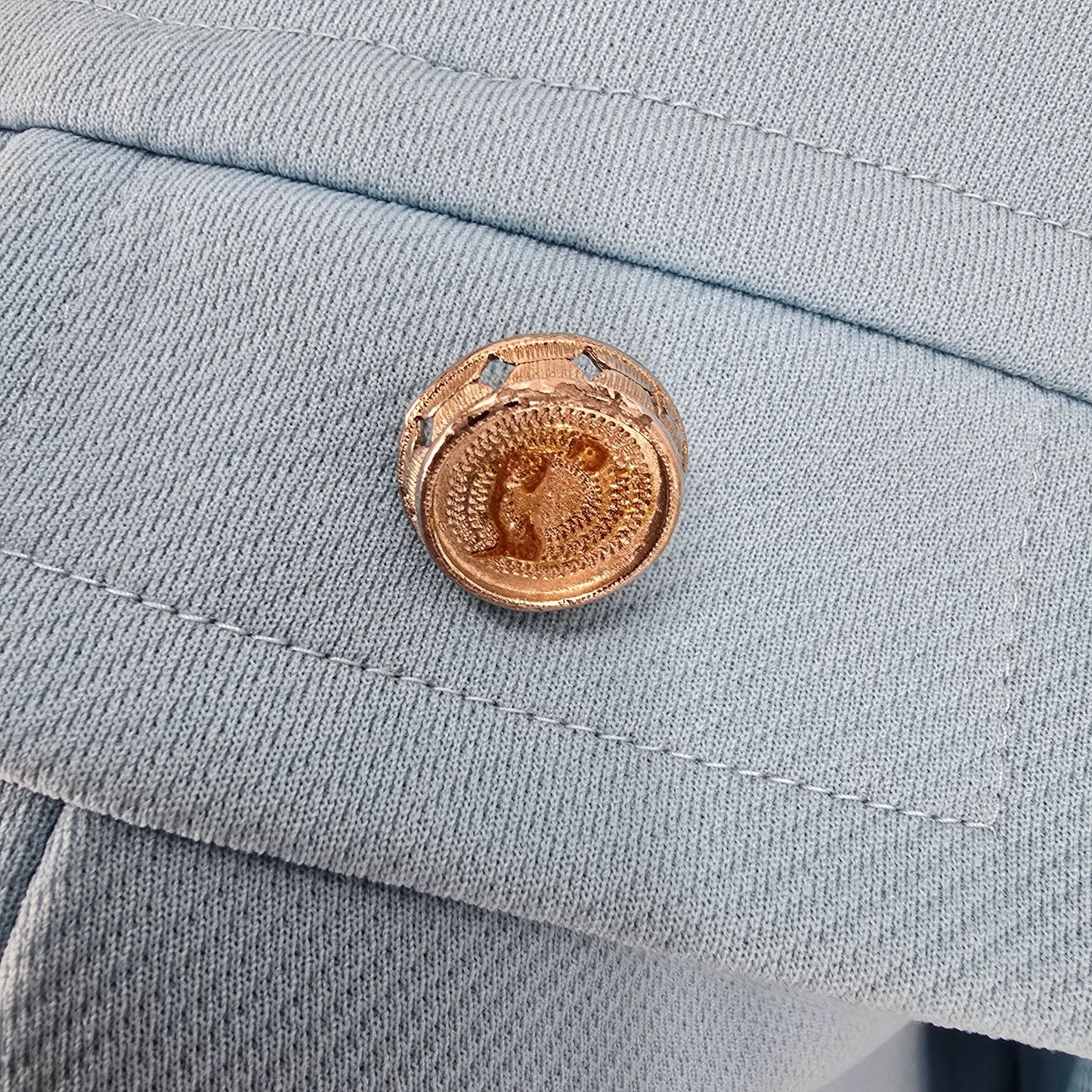 Vintage 1970s Voyager West by Youthcraft Custom-Ette A-Line Mod Dress Coat (S)