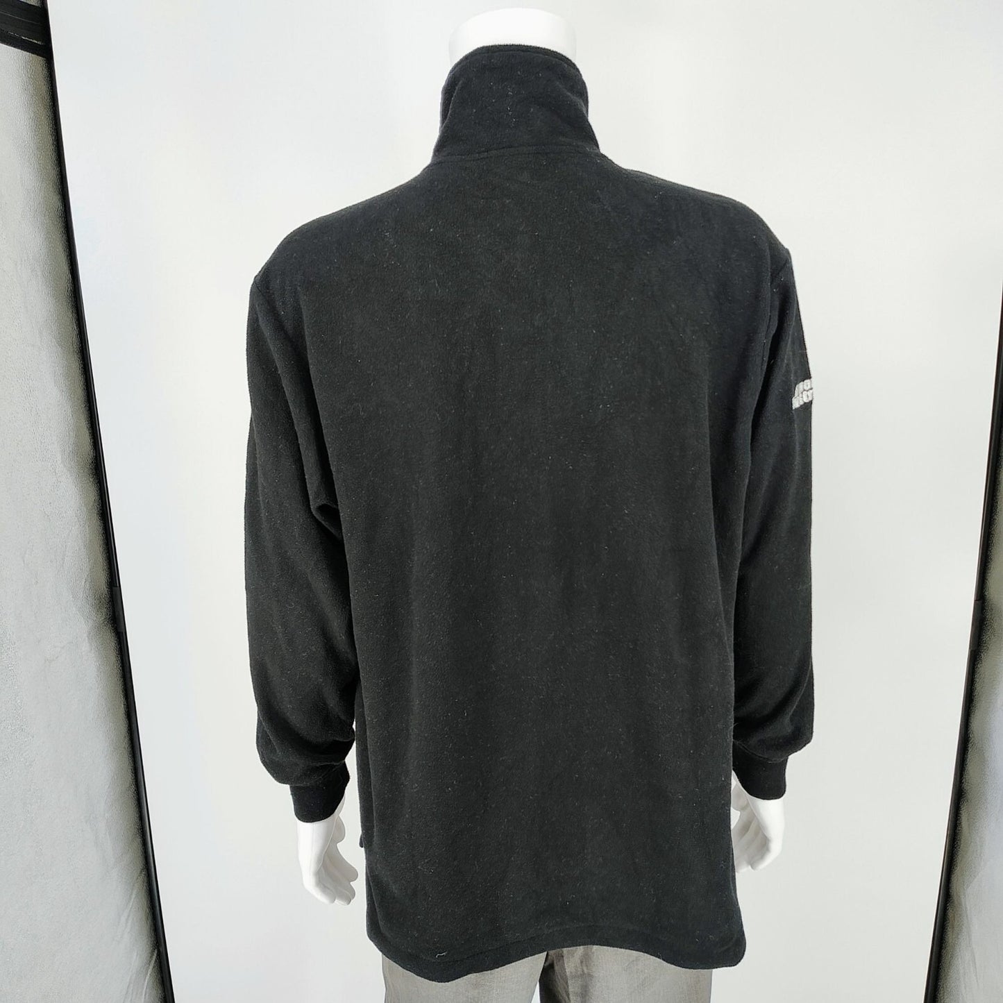 San Francisco 49ers NFL SI Black Full-Zip Polyester Fleece Jacket (Womens XL)