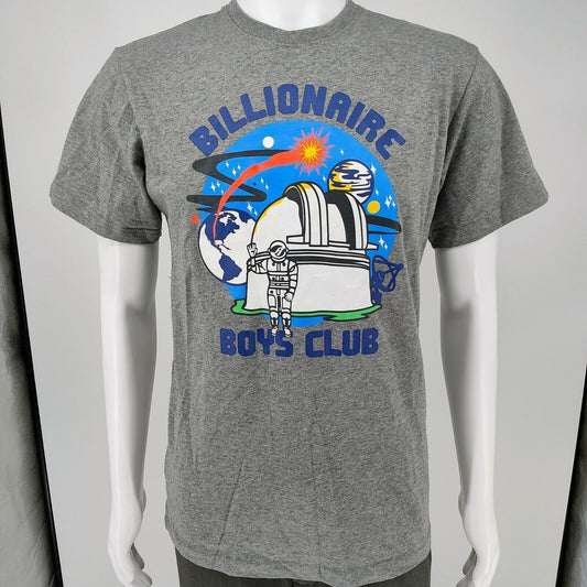 Billionaire Boys Club Observatory Gray Graphic Space-Themed T-Shirt (Small)