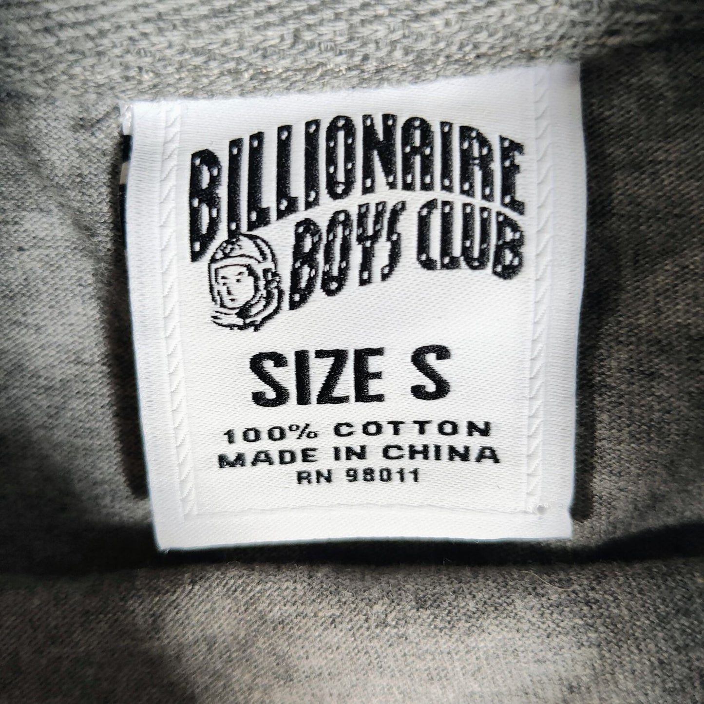 Billionaire Boys Club Observatory Gray Graphic Space-Themed T-Shirt (Small)