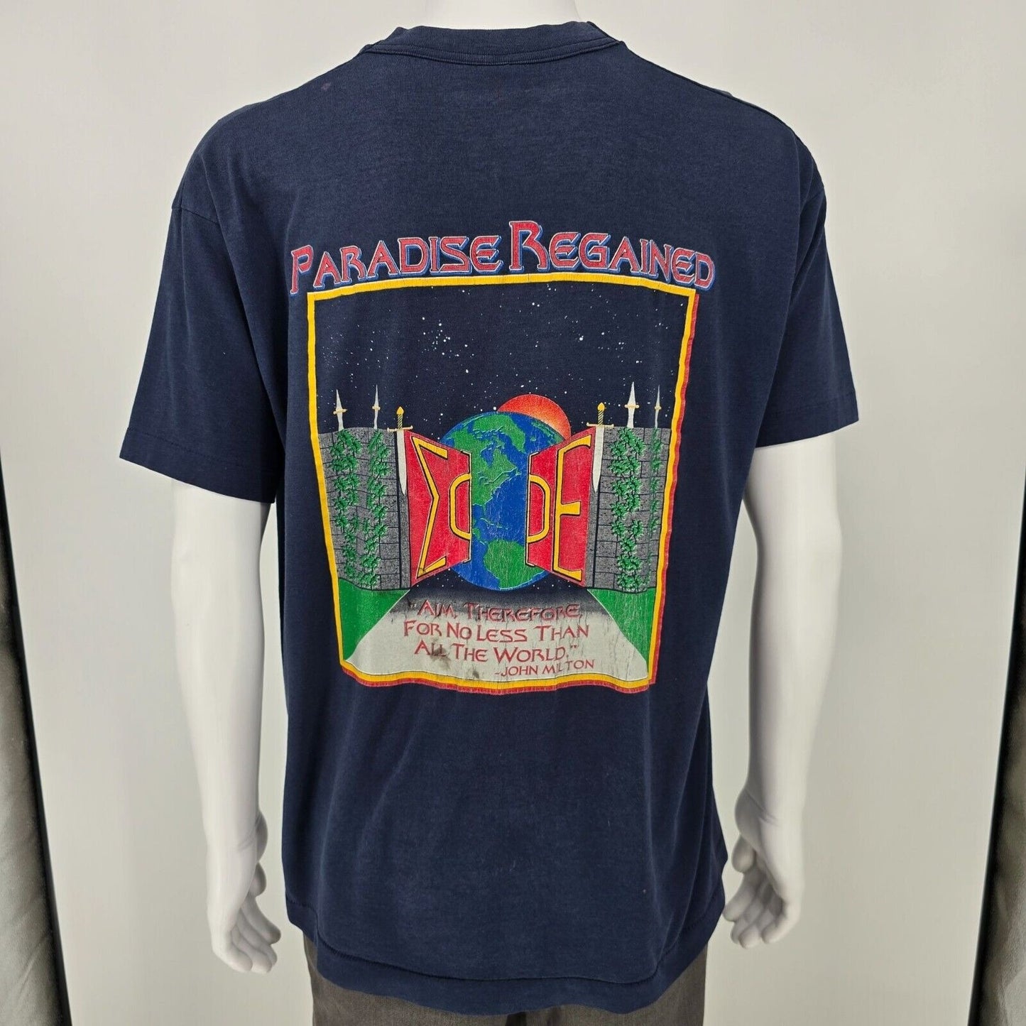 Vintage 1996 ΣΦΕ Sigma Phi Epsilon Alabama Zeta Paradise Regained T-Shirt (XL)