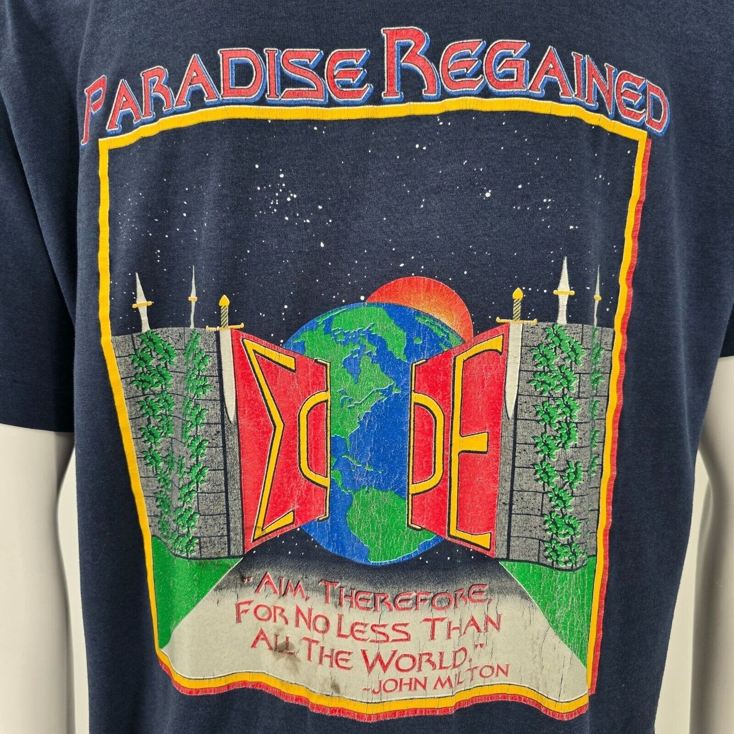 Vintage 1996 ΣΦΕ Sigma Phi Epsilon Alabama Zeta Paradise Regained T-Shirt (XL)