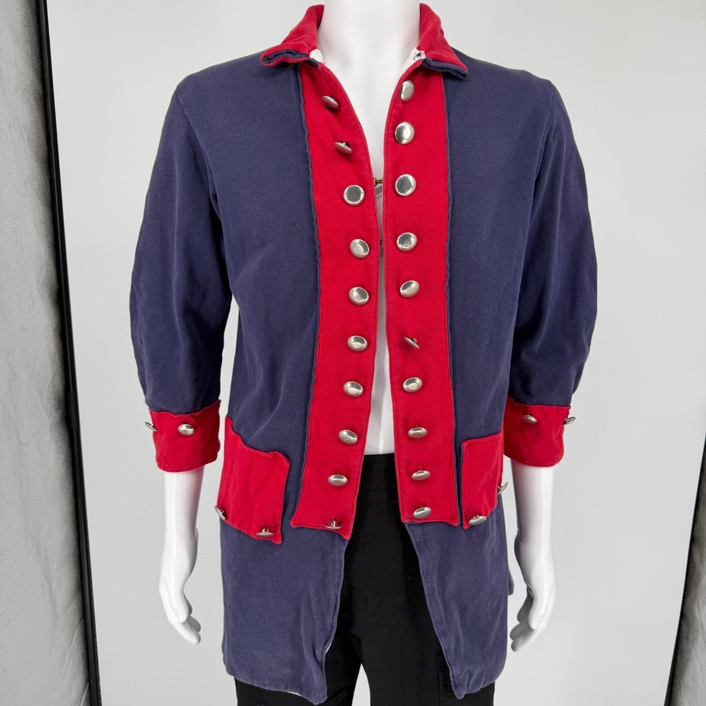 Vintage 1970s Costume Revolutionary War Continental Army Regimental Coat (M)