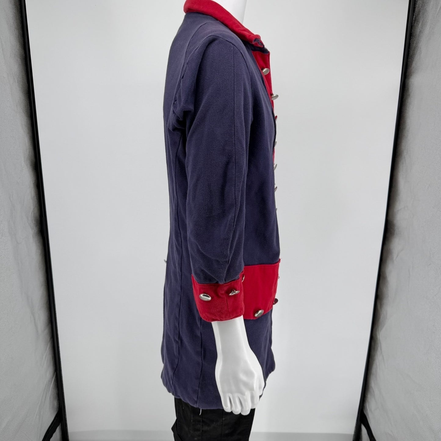 Vintage 1970s Costume Revolutionary War Continental Army Regimental Coat (M)