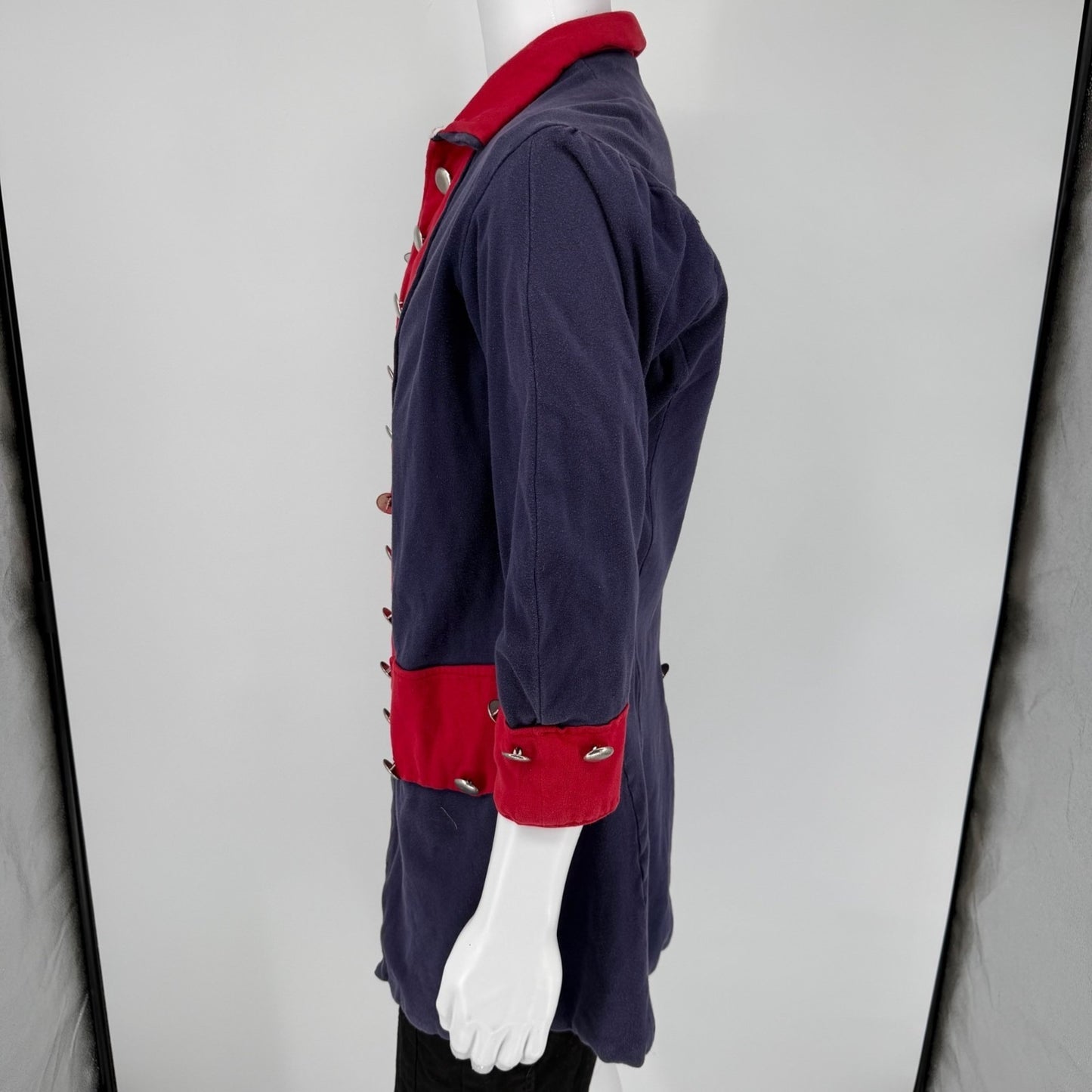 Vintage 1970s Costume Revolutionary War Continental Army Regimental Coat (M)